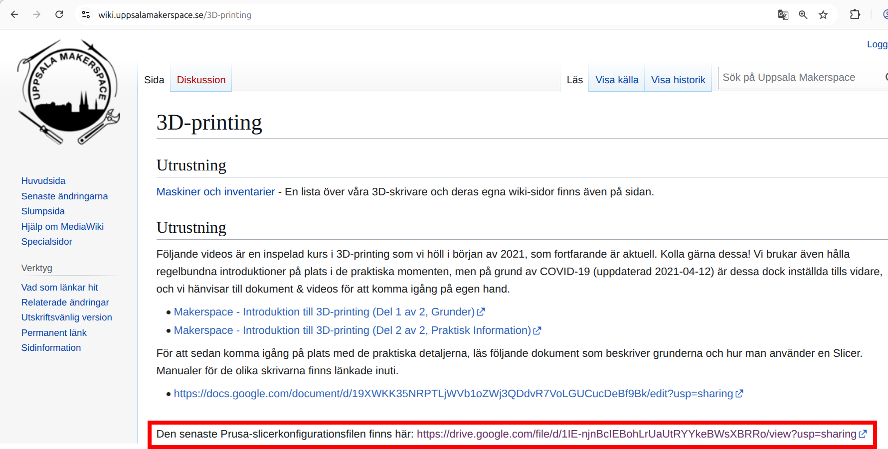 Ladda ner den senaste konfigurationsfilen