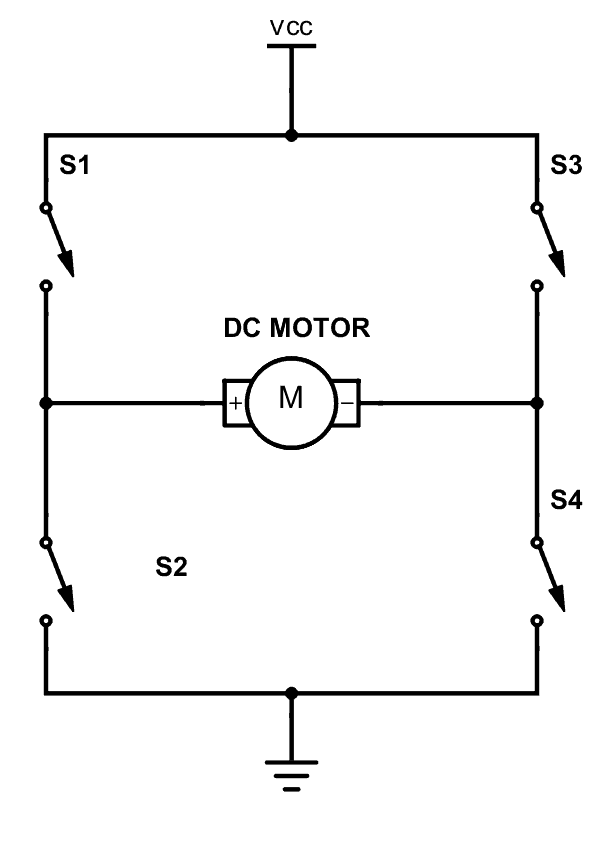 23.5. En schematiskt H brygga