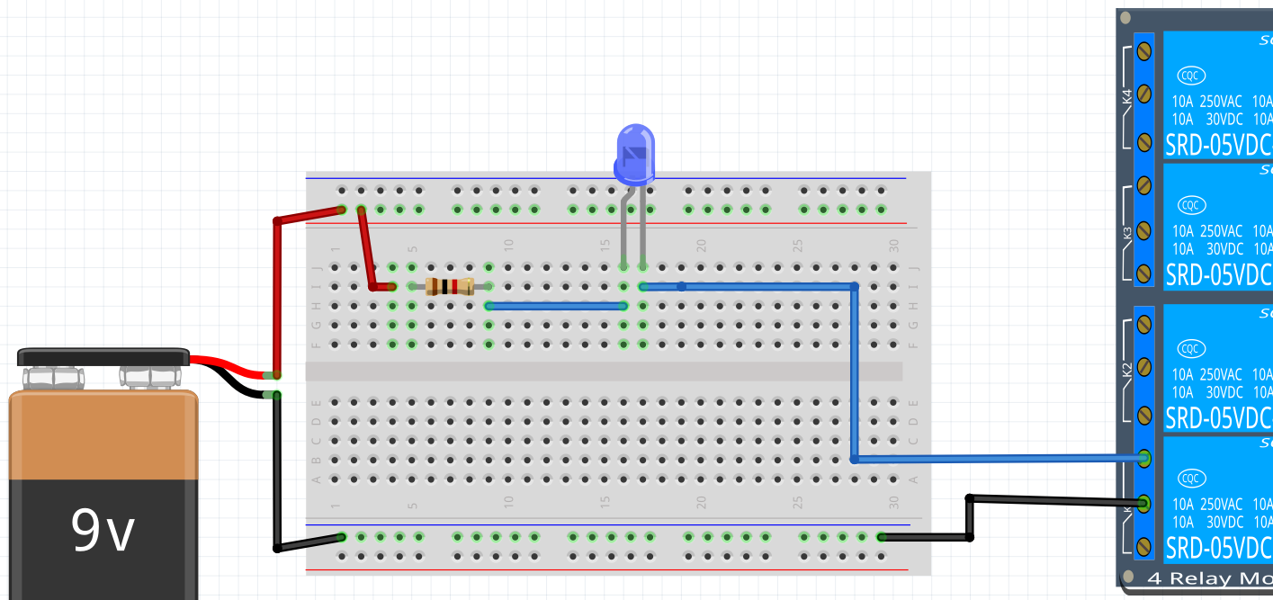 24.1. Anslut reläkortet till batteriet