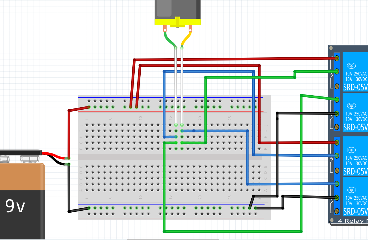 27.3. Anslut reläkortet till batteriet