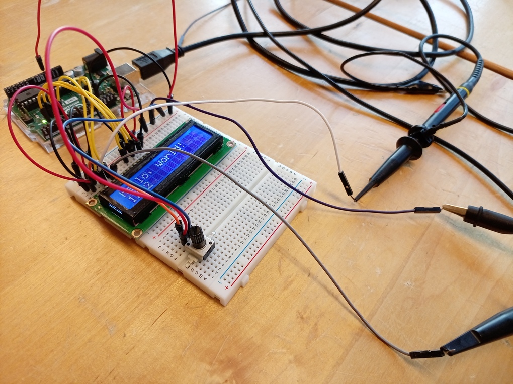 Anslutning till oscilloskop