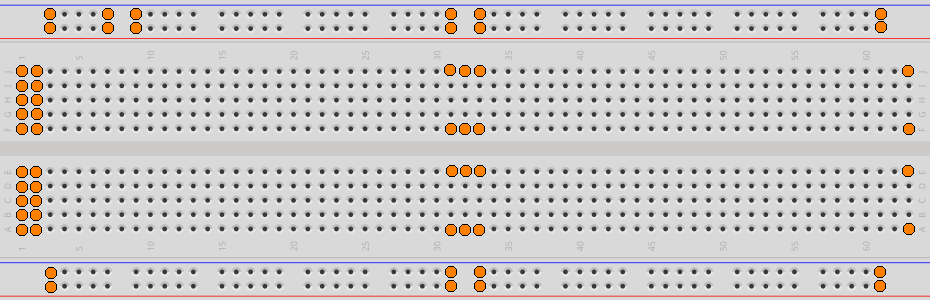Broodplank met gaten