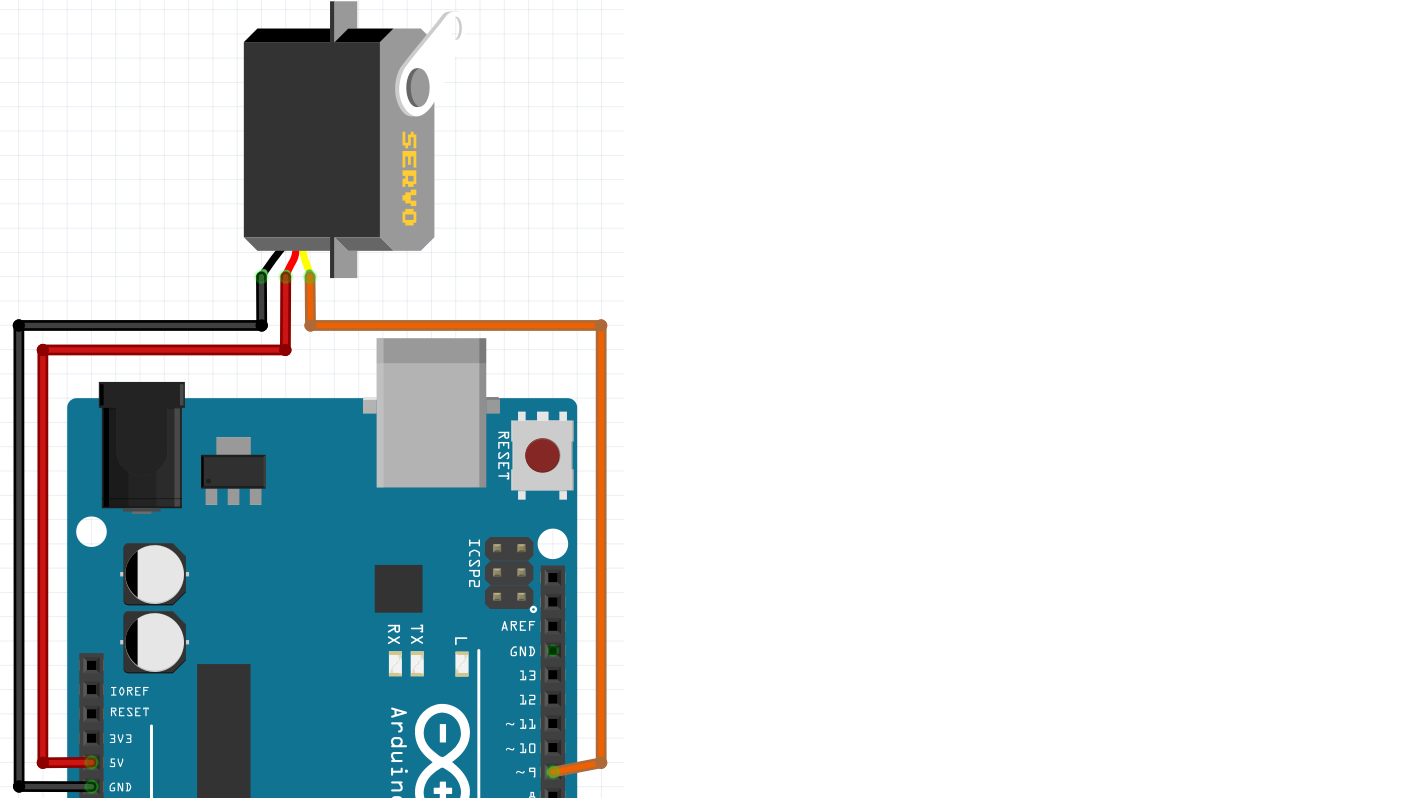 Anslut servomotor