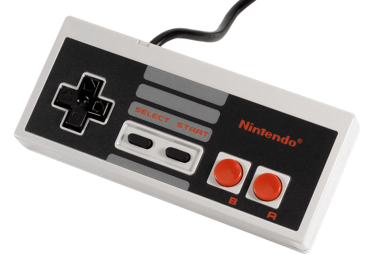 En NES-kontroller har också 4 knappar