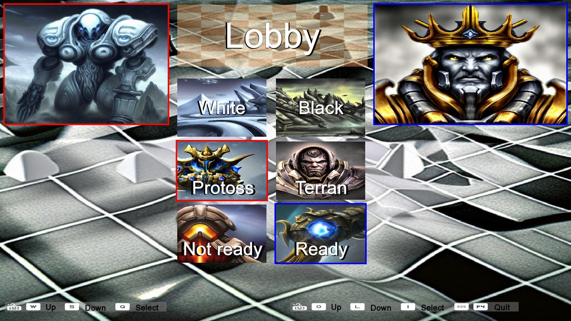 Lobby screen v0.8
