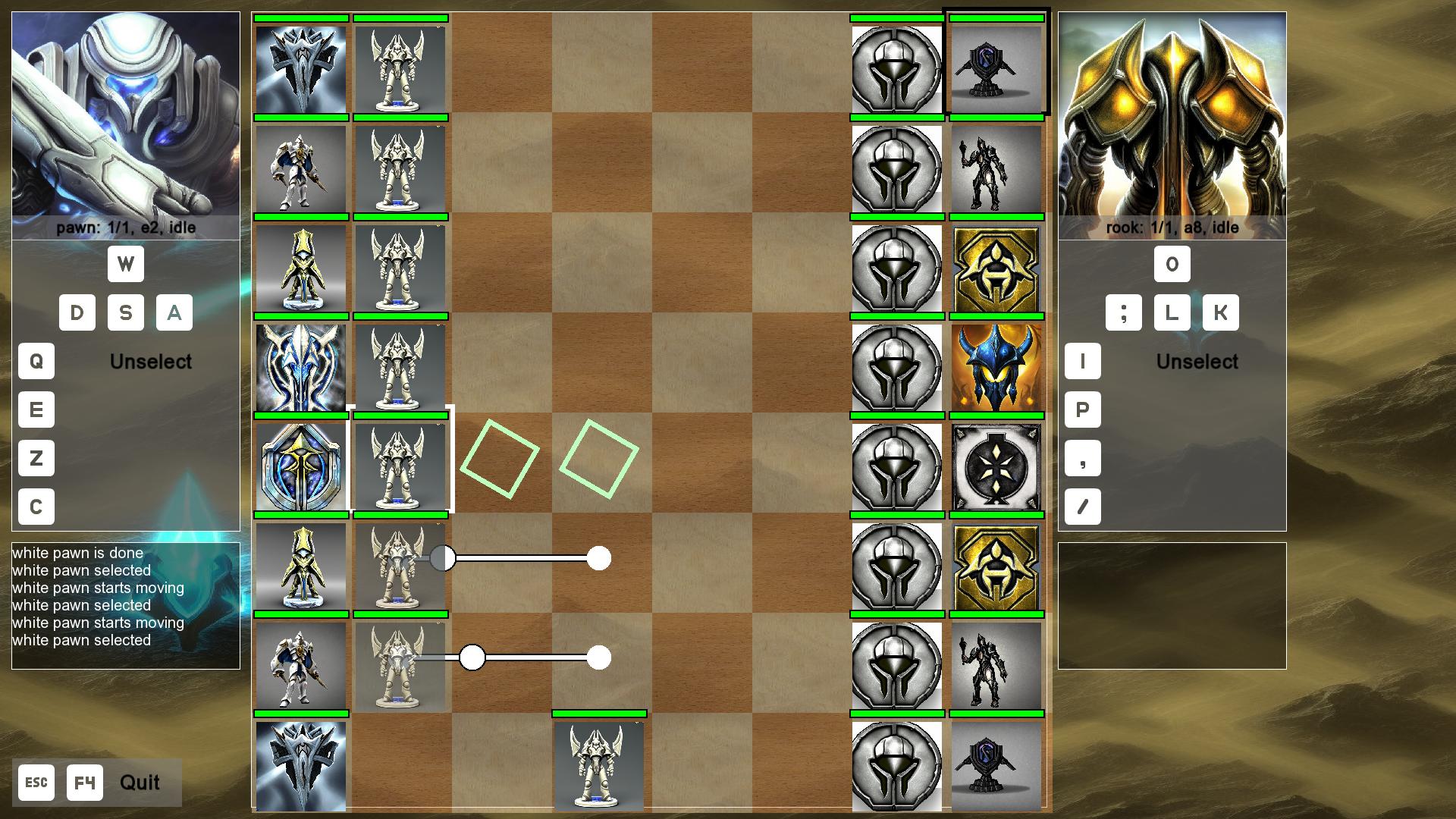 Game screen v0.8