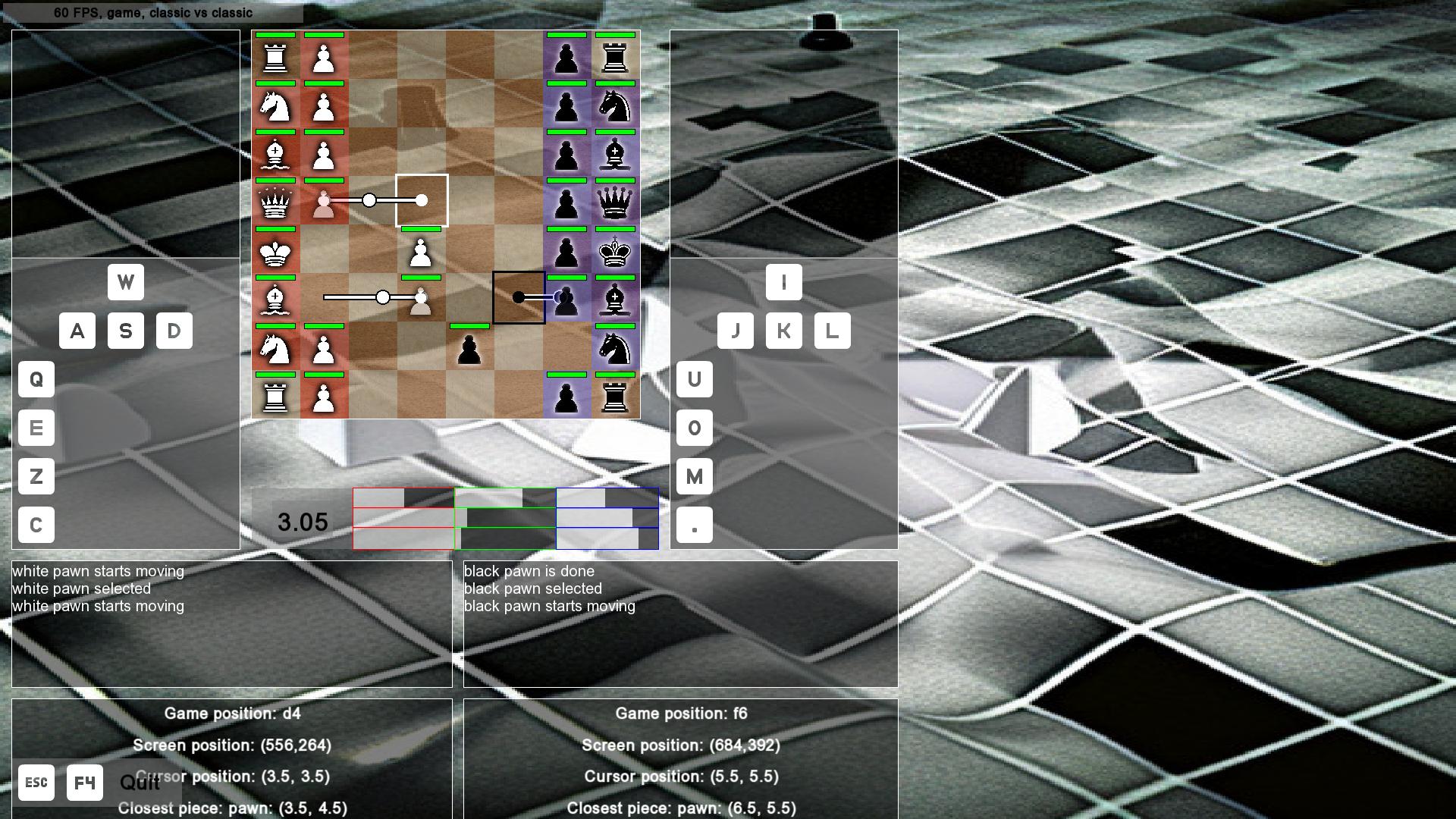 Game screen v0.8