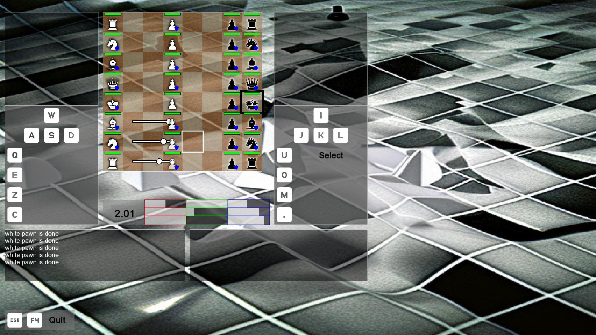 Game screen v0.8