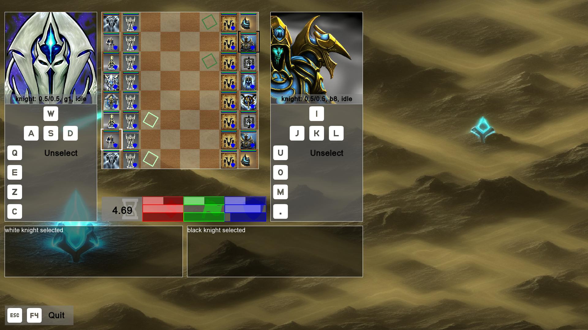 Game screen v0.9