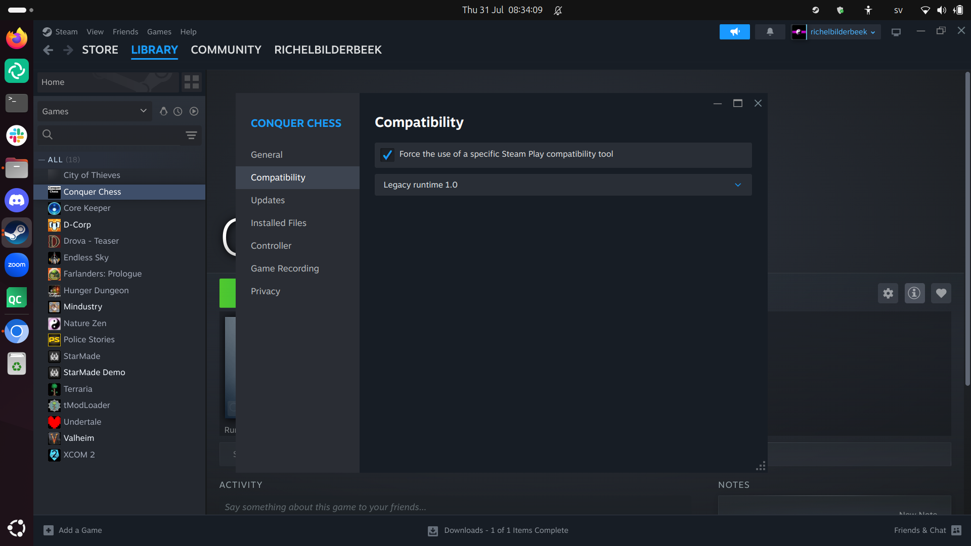 The launch options you will need