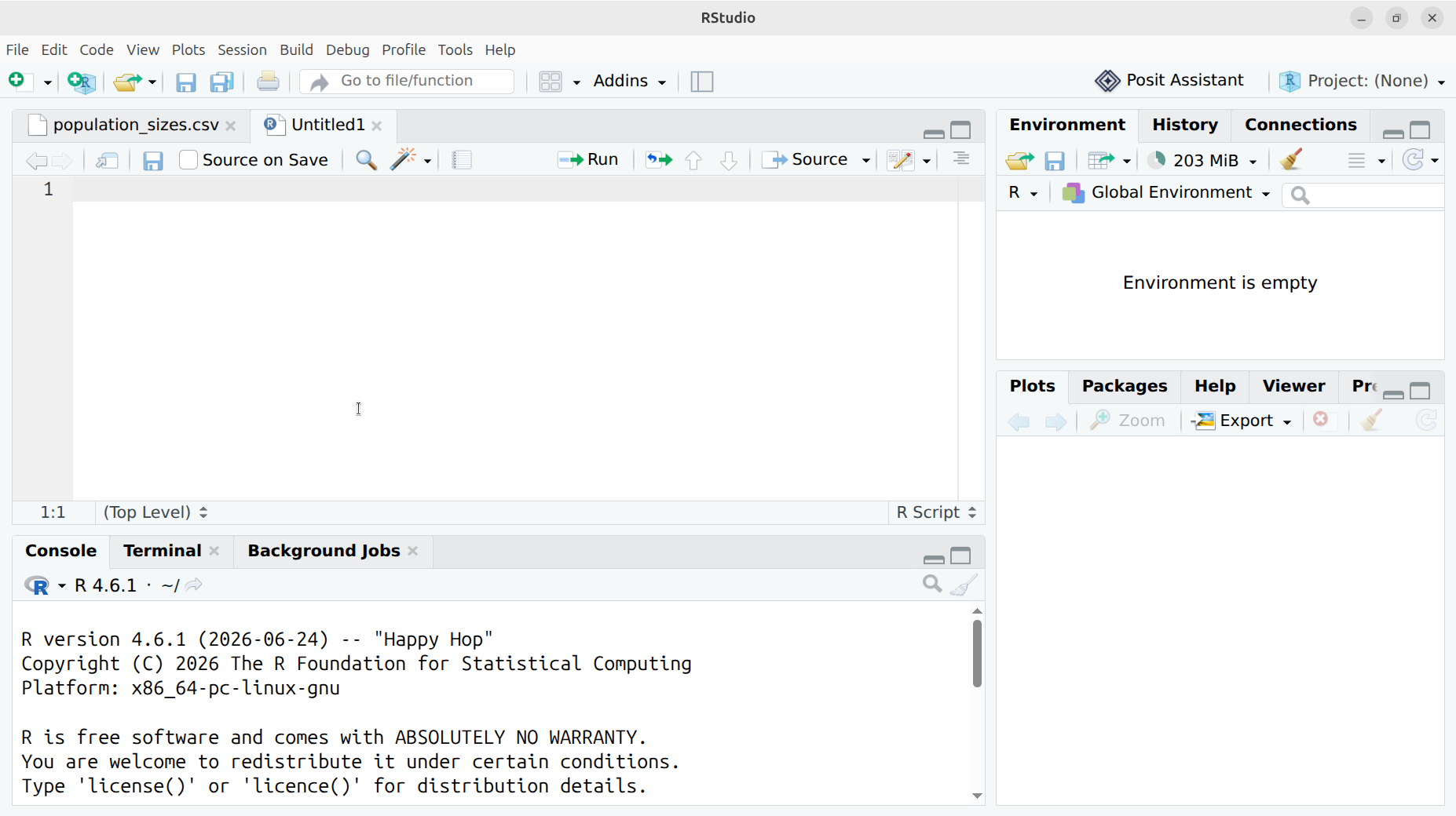 Untitled1 in RStudio again