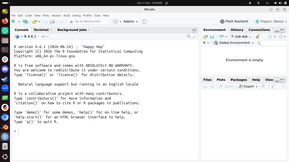 RStudio on Ubuntu