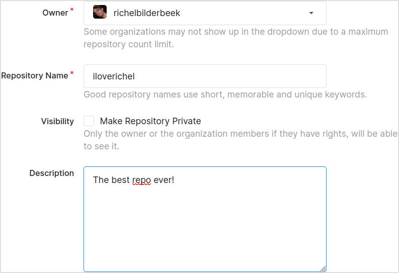 A new repository