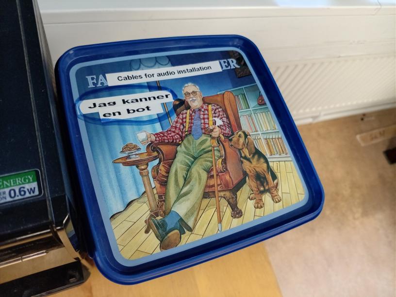 Kabelboxen är sluten