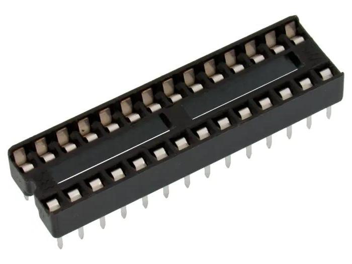 Chipsocklan är tomt och med glipan till vänster