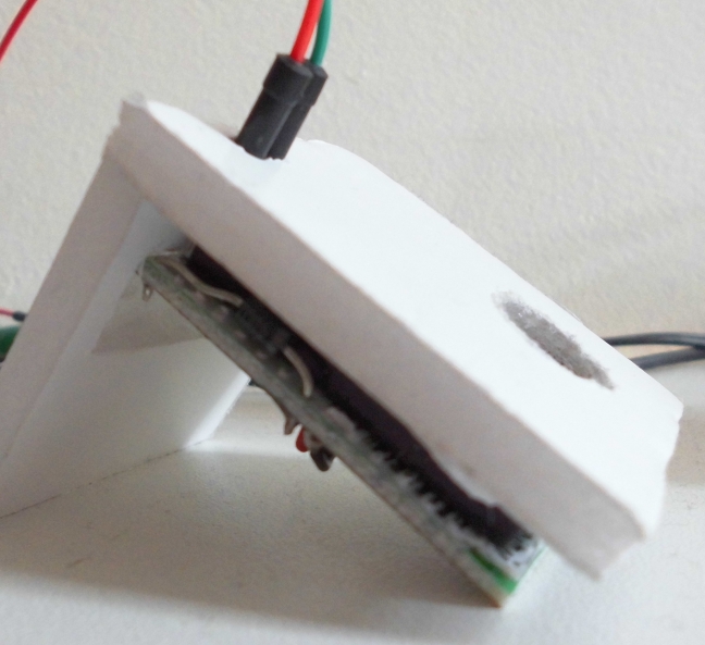 Minimal Pi Clock in 2017, side view