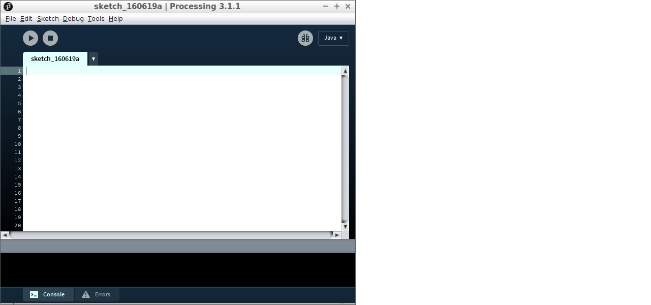 Processing utan kod