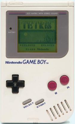 Gameboy har en skärm på 160 x 144 pixlar