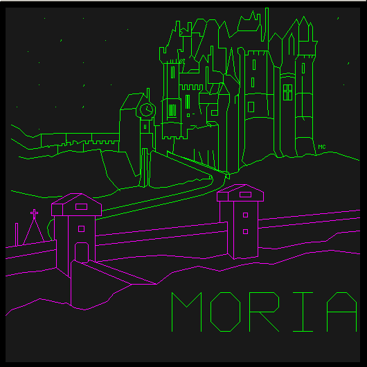 Moria, ett av de allra första spelen med färg