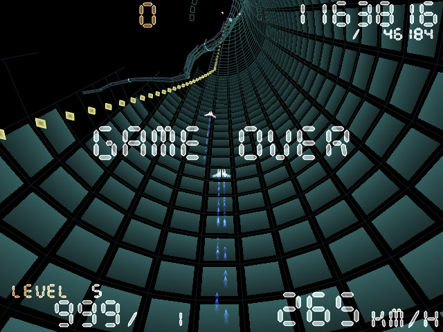 Torus Trooper 'Game Over' skärm
