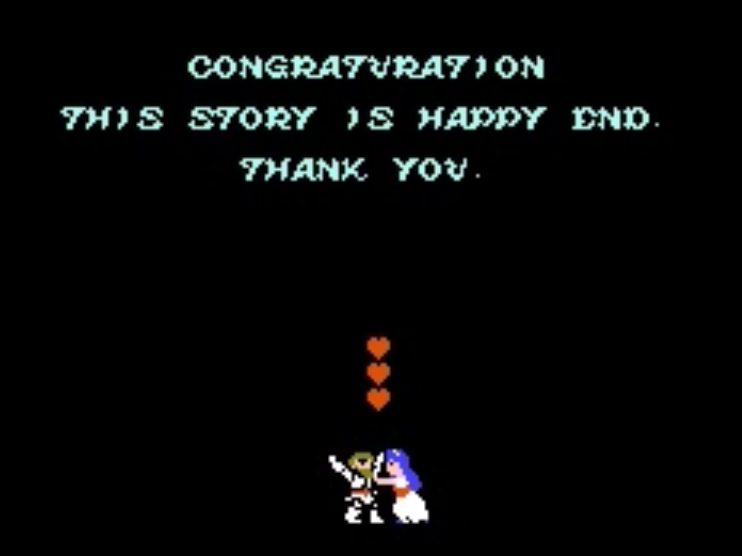 Ghouls 'n Goblins 'Game Won' skärm